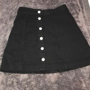 🖤 Black Denim Skirt